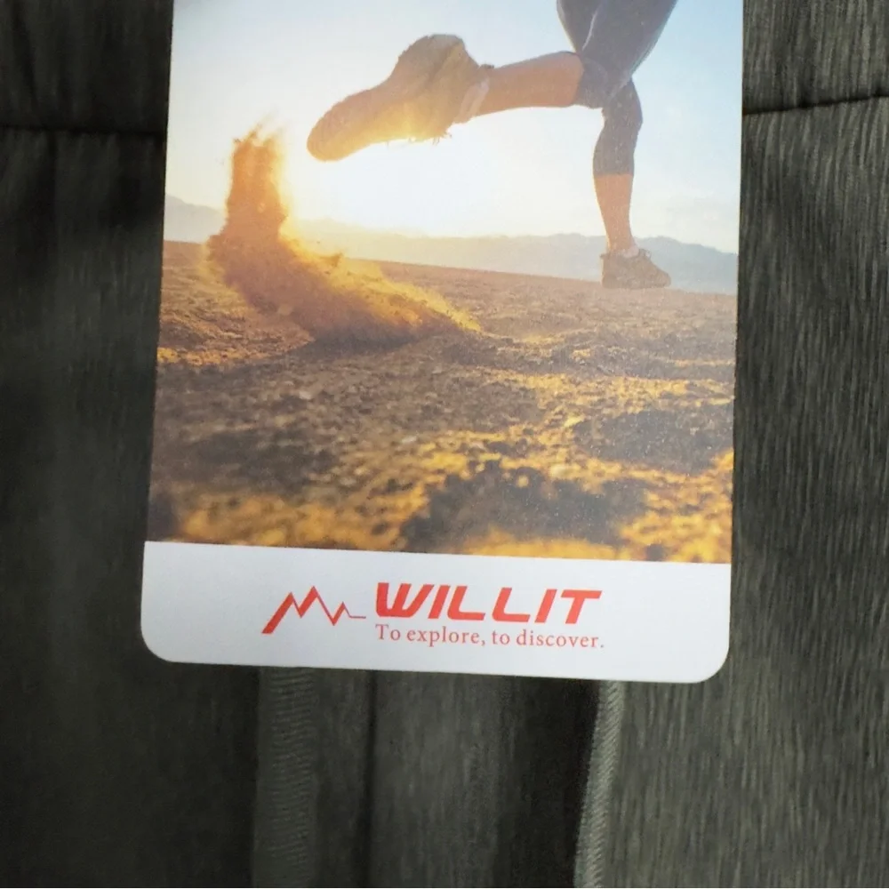 Willit Women’s Olive Green Active Hiking Shorts Drawstring Medium